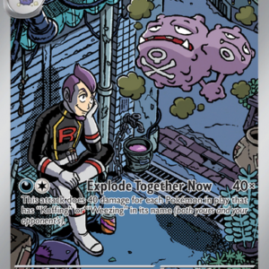 15831771742552-7a5def2d220bd0c5e88565664e07ecd9f56745a7.png Team Rocket's Weezing Illustration rare (199/182) Destined Rivals