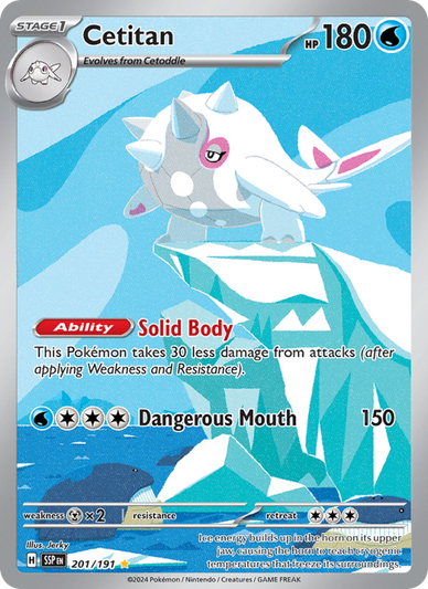 Cetitan Illustration rare (201/191) Surging Sparks