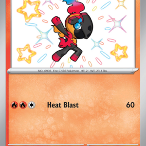 Charcadet Shiny rare (114/91) Paldean Fates