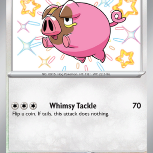 Lechonk Shiny rare (207/91) Paldean Fates