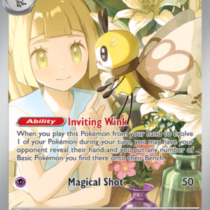 Lillie's Ribombee Illustration rare (164/159) Journey Together