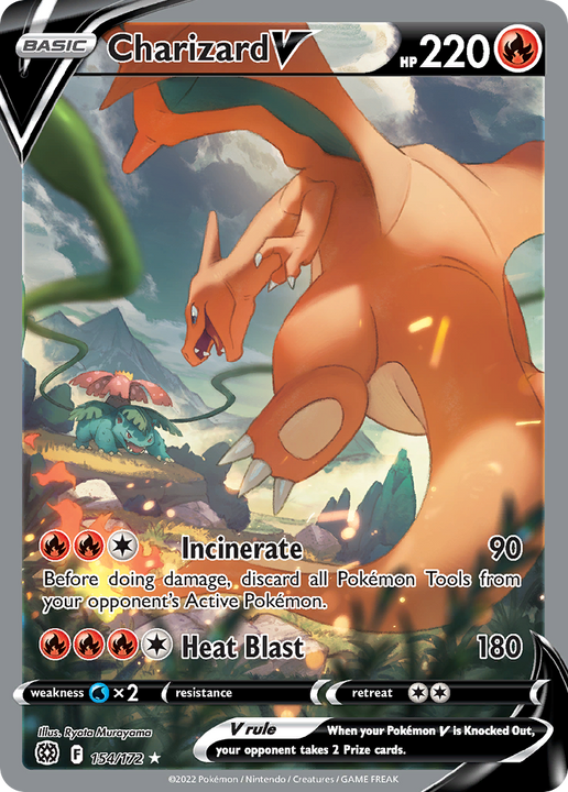 Charizard V Rare Ultra (154/172) Brilliant Stars PSA 10