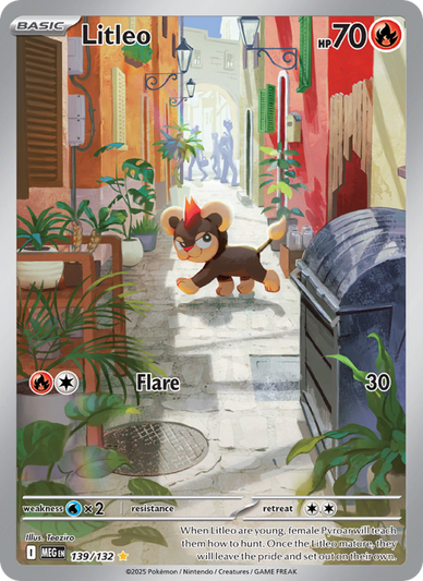 Litleo Illustration rare (139/132) Mega Evolution