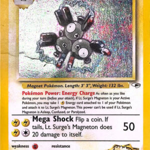 Lt. Surge's Magneton Rare Holo (8/132) gym heroes - LP/GD