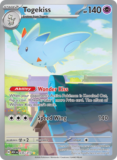 Togekiss Illustration rare (235/217) Ascended Heroes