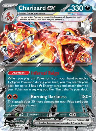 Charizard ex Double rare (054/91) Paldean Fates