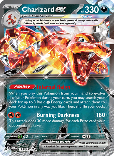 Charizard ex Double rare (125/197) Obsidian Flames