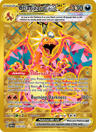 Charizard ex Hyper rare (228/197) Obsidian Flames