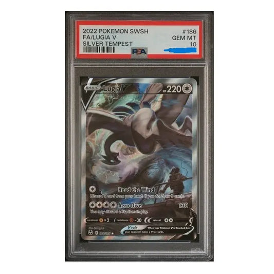 Lugia V Rare Ultra (186/195) Silver Tempest PSA 10
