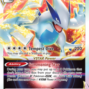 Lugia VSTAR Holo Rare VSTAR (139/195) Silver Tempest