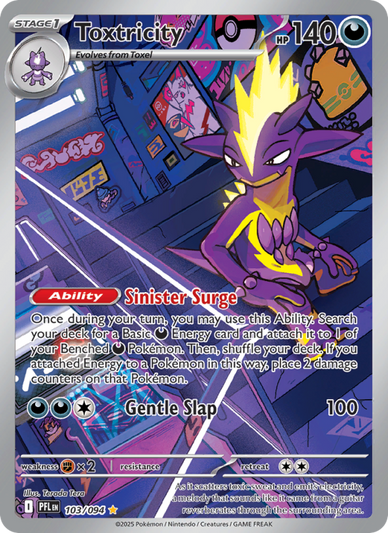 Toxtricity Illustration rare (103/94) Phantasmal Flames