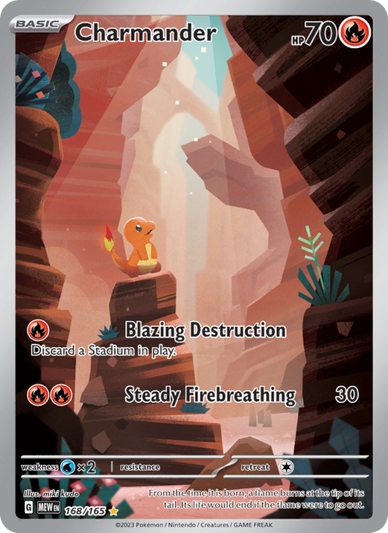 Charmander Illustration rare (168/165) sv03.5