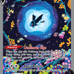 Lumineon V Rare Holo V (GG39/GG70) Crown Zenith Galarian Gallery