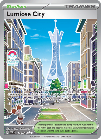 Lumiose City Ultra Rare (111/88) Perfect Order