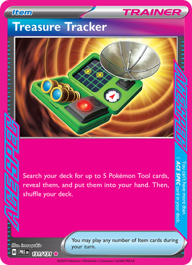 Treasure Tracker ACE SPEC Rare (131/131) Prismatic Evolutions