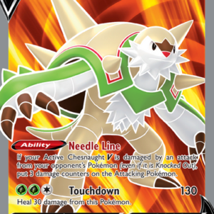 15831776330072-3b90de444d3a0c04fd8782cbc0702434ac64b30f.png Chesnaught V Ultra Rare (171/195) Silver Tempest