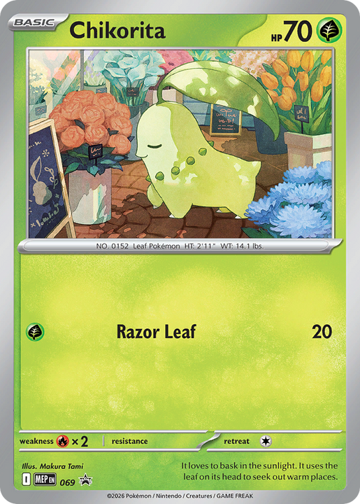 Chikorita Promo (069) Mega Evolution Black Star Promos