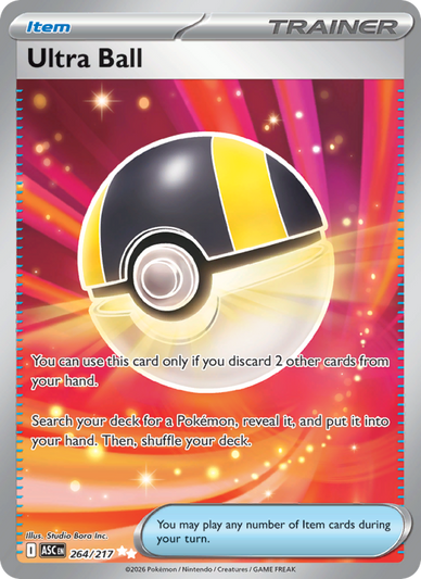Ultra Ball Ultra Rare (264/217) Ascended Heroes