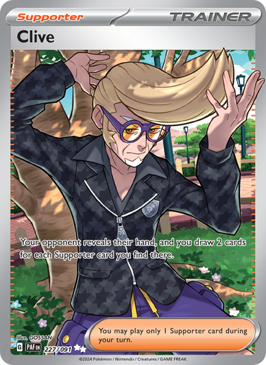 Clive Ultra Rare (227/91) Paldean Fates