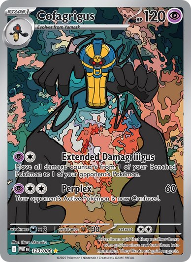 Cofagrigus Illustration rare (123/86) White Flare