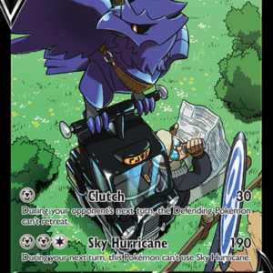 15831779541336-4078852629c0f943bc02891546a76c6b1eaed867.png Corviknight V Holo Rare V (TG18/195) Silver Tempest