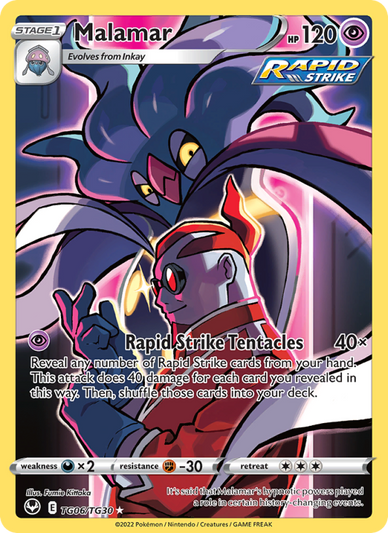 Malamar Holo Rare (TG06/195) Silver Tempest