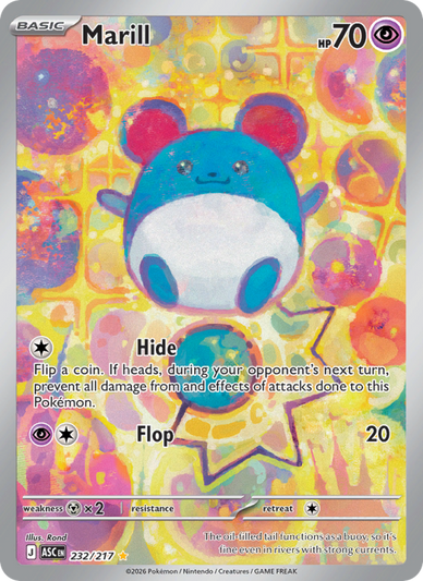 Marill Illustration rare (232/217) Ascended Heroes
