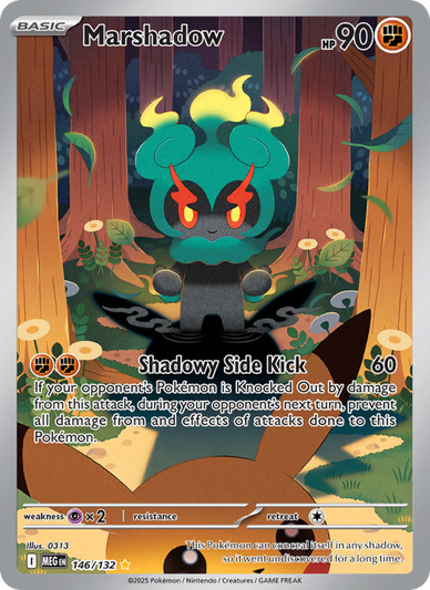 Marshadow Illustration rare (146/132) Mega Evolution
