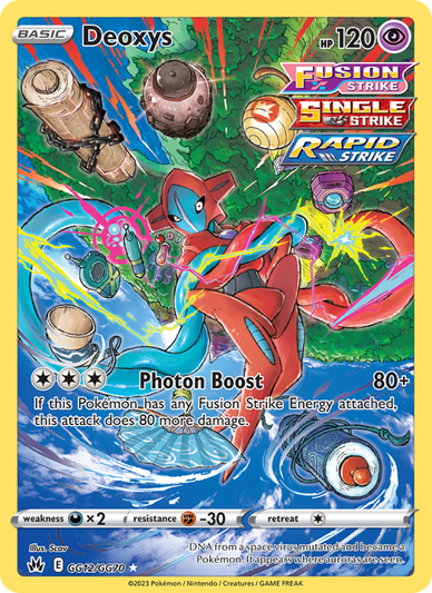 Deoxys Rare (GG12/159) Crown Zenith