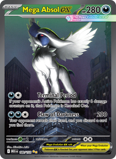 Mega Absol ex Special illustration rare (180/132) Mega Evolution