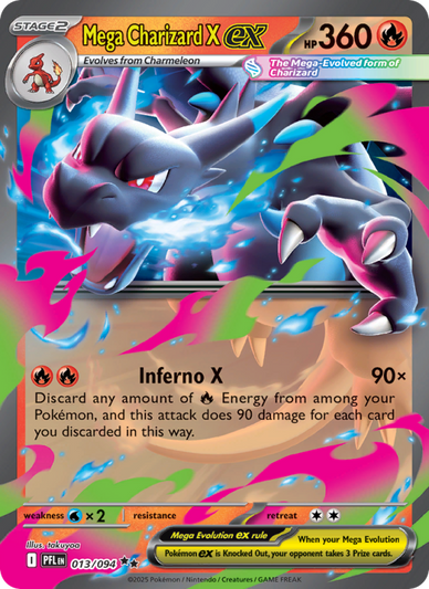 Mega Charizard X ex Double rare (013/94) Phantasmal Flames
