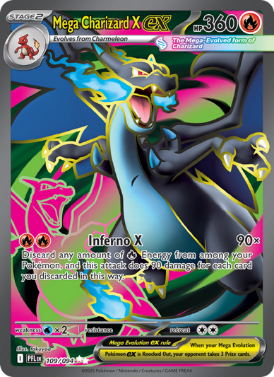 Mega Charizard X ex Ultra Rare (109/94) Phantasmal Flames