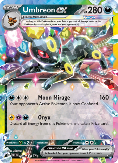 Umbreon ex Double rare (060/131) Prismatic Evolutions