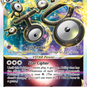 15831785963864-409bcab39b97e98dc2c84203612313f3edf5169f.png Unown VSTAR Holo Rare VSTAR (066/195) Silver Tempest