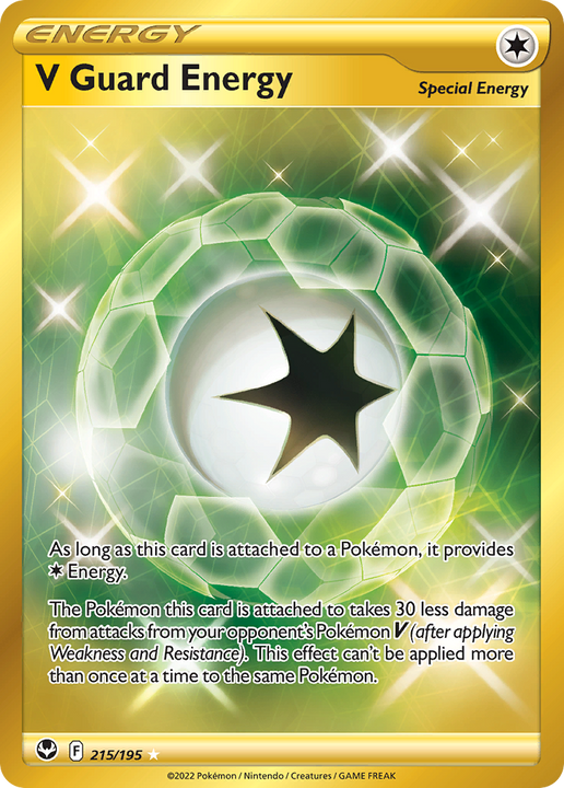 V Guard Energy Secret Rare (215/195) Silver Tempest