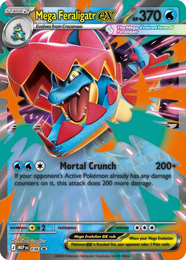 Mega Feraligatr EX (036/0) mep