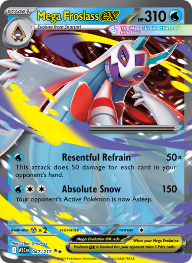 Mega Froslass ex Double rare (047/217) Ascended Heroes
