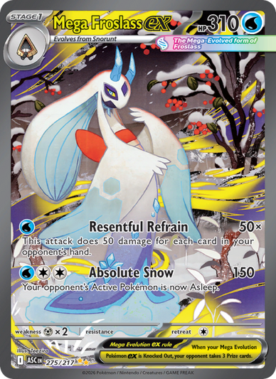 Mega Froslass ex Special illustration rare (275/217) Ascended Heroes