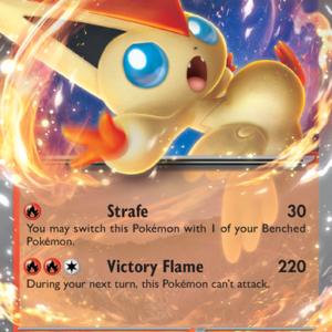 15831788224856-b5f38bfe28d6d7072c0af5cf2dc609c280540e8e.png Victini ex Double rare (033/197) Obsidian Flames