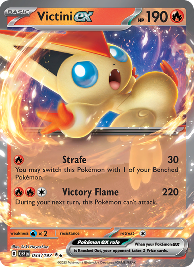 Victini ex Double rare (033/197) Obsidian Flames