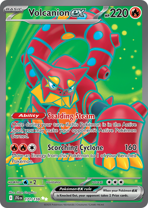 Volcanion ex Ultra Rare (171/159) Journey Together