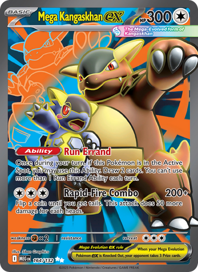 Mega Kangaskhan ex Ultra Rare (164/132) Mega Evolution