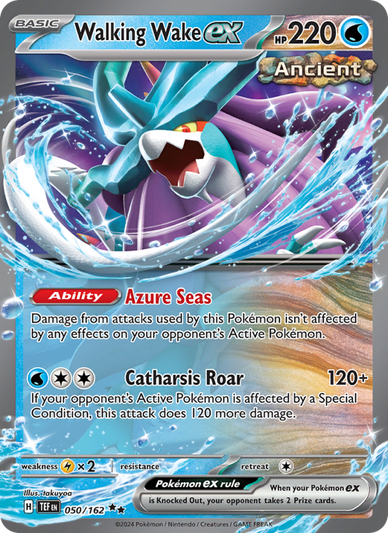 Walking Wake ex Double rare (050/162) Temporal Forces