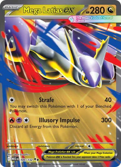 Mega Latias ex Double rare (100/132) Mega Evolution