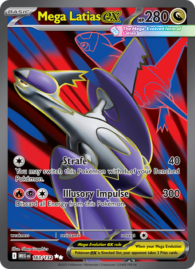 Mega Latias ex Ultra Rare (163/132) Mega Evolution