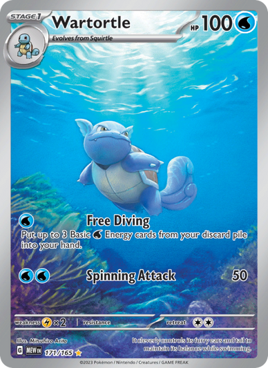 Wartortle Illustration rare (171/165) sv03.5