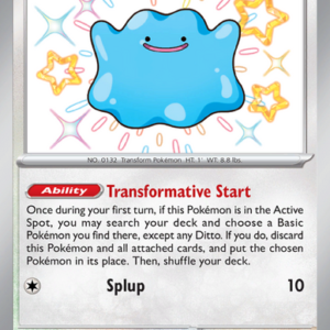 15831790780760-cb2dbbdcaa61633e745475cabad98b7474d0767a.png Ditto Shiny rare (201/91) Paldean Fates