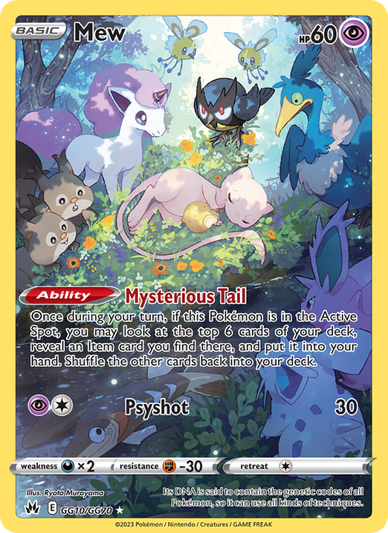 Mew Rare (GG10/159) Crown Zenith