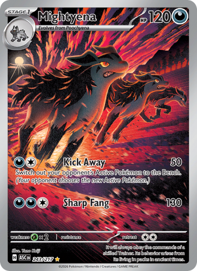 Mightyena Illustration rare (243/217) Ascended Heroes