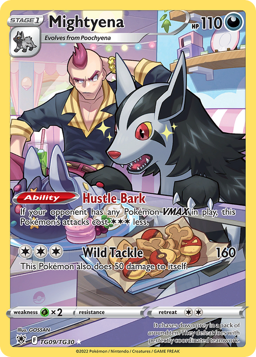 Mightyena Trainer Gallery Rare Holo (TG09/TG30) Astral Radiance Trainer Gallery